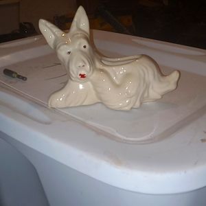 Antique Doggy Planter
